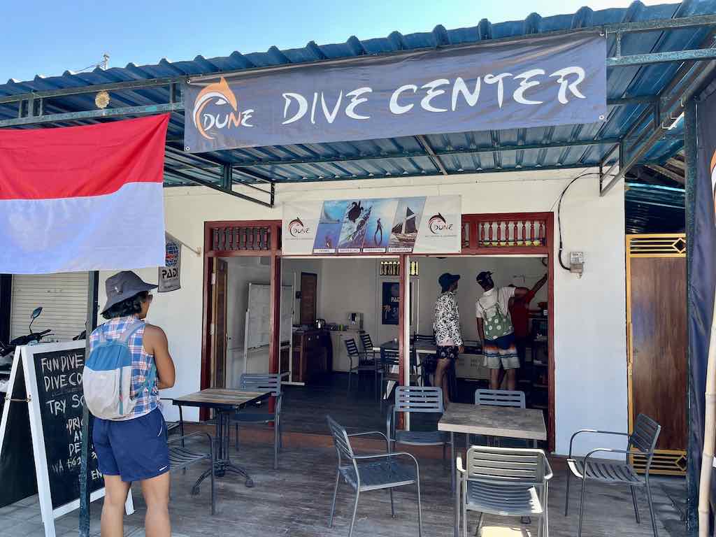 Dune Penida dive shop Nusa Penida Bali