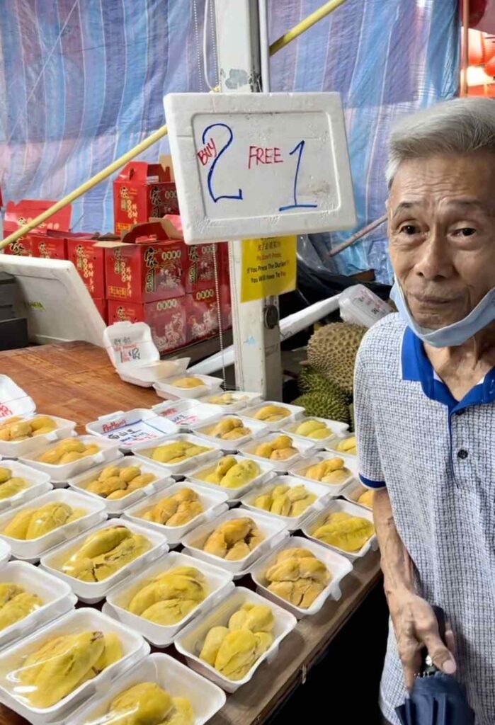 durian chinatown singapour